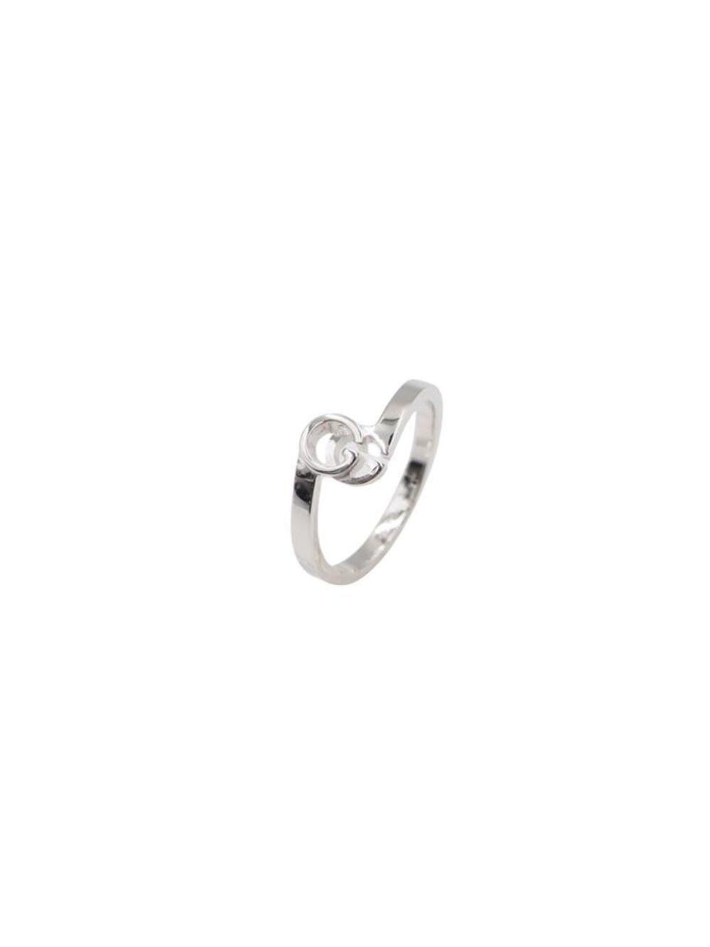 Gucci White Gold Running Ring #358832G63B